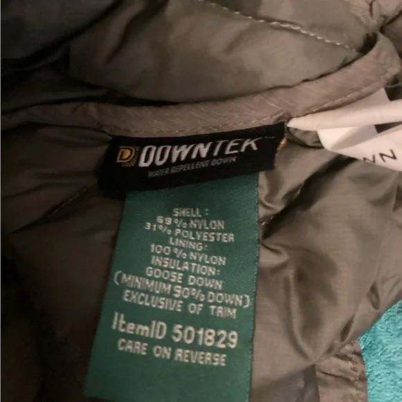 L.L.BEAN PACKABLE LONG JACKET GOOSE DOWN SZ M - Picture 8 of 10